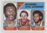 League Leaders - Bob McAdoo, Rick Barry, Kareem Abdul-Jabbar