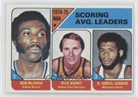 League Leaders - Bob McAdoo, Rick Barry, Kareem Abdul-Jabbar