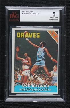 1975-76 Topps - [Base] #10 - Bob McAdoo [BVG 5 EXCELLENT]