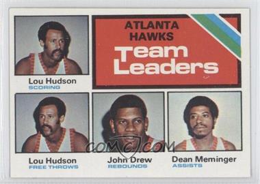 1975-76 Topps - [Base] #116 - Team Leaders - Lou Hudson, John Drew, Dean Meminger
