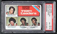 Team Leaders - Dave Cowens, Kevin Stacom, Paul Silas, Jo Jo White [PSA 8&n…