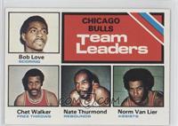 Team Leaders - Bob Love, Chet Walker, Nate Thurmond, Norm Van Lier