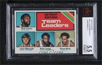 Team Leaders - Bob Lanier, John Mengelt, Dave Bing, Detroit Pistons Team [BVG&n…