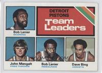 Team Leaders - Bob Lanier, John Mengelt, Dave Bing, Detroit Pistons Team [Good&…