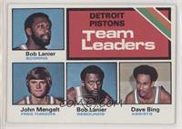 Team Leaders - Bob Lanier, John Mengelt, Dave Bing, Detroit Pistons Team