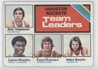 Team Leaders - Rudy Tomjanovich, Calvin Murphy, Kevin Kunnert, Mike Newlin [Poo…