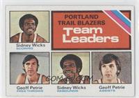 Team Leaders - Sidney Wicks, Geoff Petrie