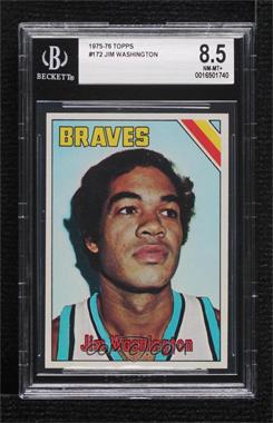 1975-76 Topps - [Base] #172 - Jim Washington [BGS 8.5 NM‑MT+]