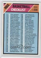 Checklist - Cards 111-220