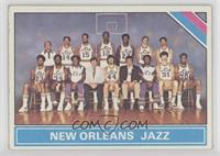Checklist - New Orleans Jazz Team [Poor to Fair]