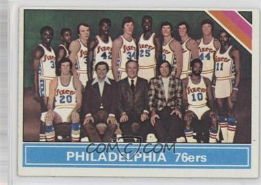 1975-76 Topps - [Base] #216 - Checklist - Philadelphia 76ers Team