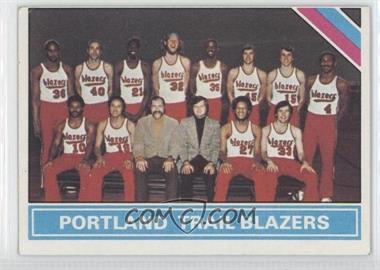 1975-76 Topps - [Base] #218 - Checklist - Portland Trail Blazers Team