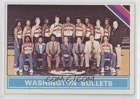 Checklist - Washington Bullets Team