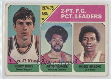 1975-76 Topps - [Base] #222 - League Leaders - Bobby Jones, Artis Gilmore, Moses Malone [Good to VG‑EX]