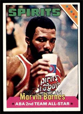 1975-76 Topps - [Base] #252 - Marvin Barnes [EX MT]