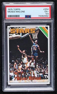 1975-76 Topps - [Base] #254 - Moses Malone [PSA 5.5 EX+]