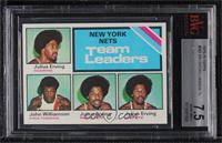 Team Leaders - Julius Erving, John Williamson [BVG 7.5 NEAR MINT…