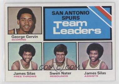 1975-76 Topps - [Base] #284 - Team Leaders - George Gervin, James Silas, Swen Nater