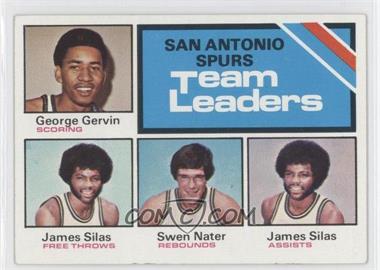 1975-76 Topps - [Base] #284 - Team Leaders - George Gervin, James Silas, Swen Nater