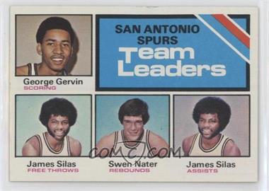 1975-76 Topps - [Base] #284 - Team Leaders - George Gervin, James Silas, Swen Nater