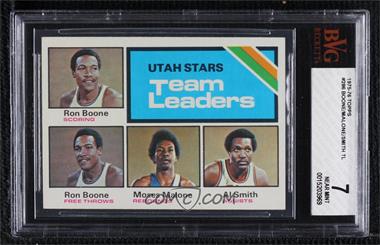 1975-76 Topps - [Base] #286 - Team Leaders - Ron Boone, Moses Malone, Al Smith [BVG 7 NEAR MINT]