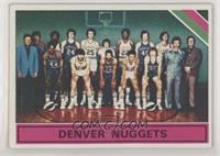 Team Checklist - Denver Nuggets Team [Poor to Fair]