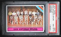 Team Checklist - San Antonio Spurs Team [PSA 8 NM‑MT]