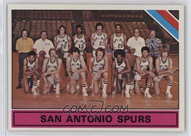 1975-76 Topps - [Base] #327 - Team Checklist - San Antonio Spurs Team