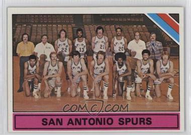 1975-76 Topps - [Base] #327 - Team Checklist - San Antonio Spurs Team