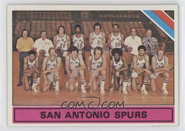 1975-76 Topps - [Base] #327 - Team Checklist - San Antonio Spurs Team