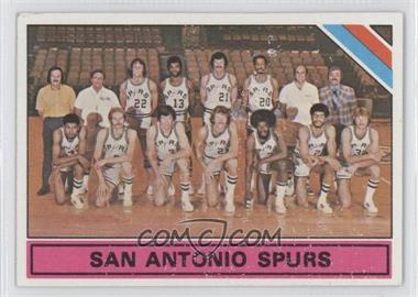 1975-76 Topps - [Base] #327 - Team Checklist - San Antonio Spurs Team
