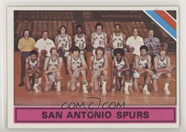 1975-76 Topps - [Base] #327 - Team Checklist - San Antonio Spurs Team