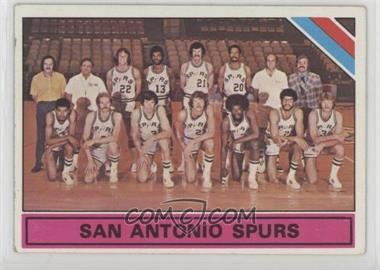 1975-76 Topps - [Base] #327 - Team Checklist - San Antonio Spurs Team [Good to VG‑EX]