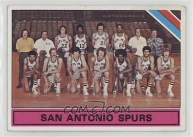 1975-76 Topps - [Base] #327 - Team Checklist - San Antonio Spurs Team [Good to VG‑EX]