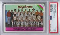 Team Checklist - Virginia Squires Team [PSA 7 NM]