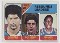 League Leaders - Wes Unseld, Dave Cowens, Sam Lacy [Poor to Fair]