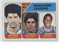 League Leaders - Wes Unseld, Dave Cowens, Sam Lacy [Good to VG‑…