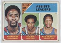 League Leaders - Kevin Porter, Dave Bing, Nate Archibald [Good to VG&…