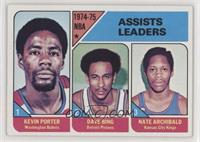 League Leaders - Kevin Porter, Dave Bing, Nate Archibald