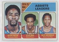 League Leaders - Kevin Porter, Dave Bing, Nate Archibald