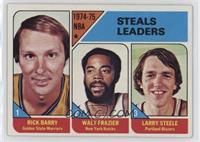 League Leaders - Rick Barry, Walt Frazier, Larry Steele