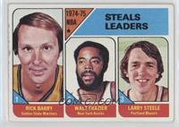 League Leaders - Rick Barry, Walt Frazier, Larry Steele