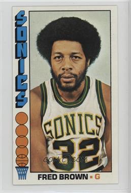 1976-77 Topps - [Base] #15 - Fred Brown [Good to VG‑EX]