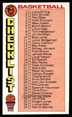 1976-77 Topps - [Base] #48 - Checklist [EX MT]
