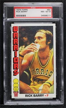 1976-77 Topps - [Base] #50 - Rick Barry [PSA 8 NM‑MT]