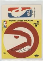 Atlanta Hawks/NBA Logo (Yellow) [COMC RCR Poor]