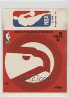 Atlanta Hawks/NBA Logo (Red) [Poor to Fair]