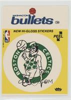 Boston Celtics/Washington Bullets (Yellow) [Poor to Fair]