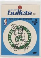 Boston Celtics, Washington Bullets (Blue)