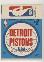 Detroit Pistons/NBA Logo (Blue)